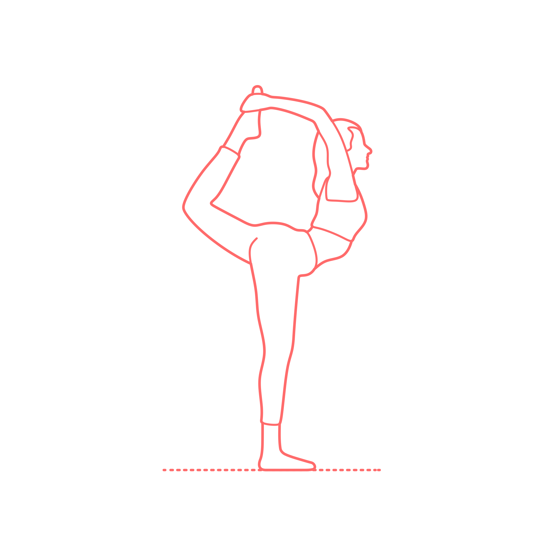 Humans Yoga Poses Lord Of The Dance Pose Outline Svg Vector Free Vectors